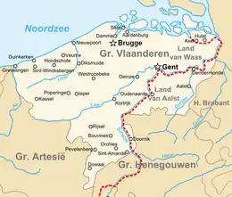 La Flandre à la fin du XIVe siècle.