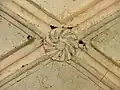 Chœur de droite (sud), clé de voûte de la 2e travée.