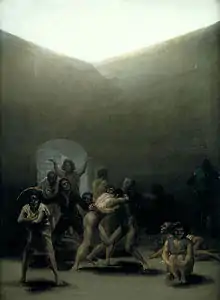 L'Enclos des fous, Francisco de Goya.