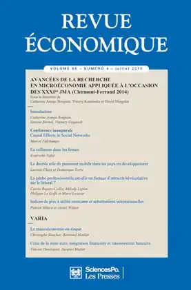 Image illustrative de l’article Revue économique