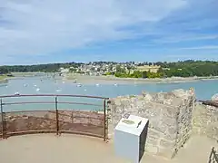 L'embouchure de l'Arguenon vue du château du Guildo.