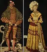 Henri de Saxe et sa femme1514, Dresde