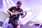 Le guitariste Albert Requena Mateu
