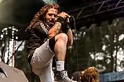 Le chanteur Juli Baz "Bazooka" Sánchez