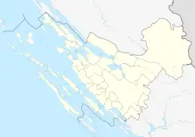 Voir sur la carte administrative du comitat de Zadar