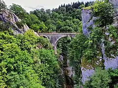 Le pont du diable (vue aval).