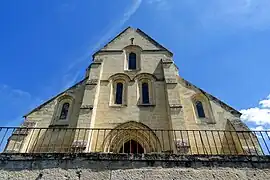 Façade de l'église.