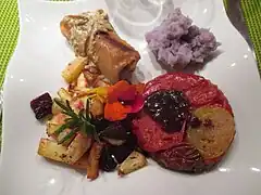 Cuisine végétalienne et capucine