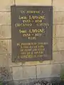 Plaquette Louis Lavigne  et André Lavigne.
