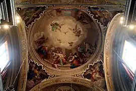 Nascita di San Giovanni Battista Fresque par Scandellari et Giuseppe Pedretti