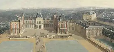 Sur la gauche vue de la grille dont parle le texte.