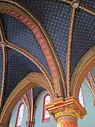 Détail des voûtes de la basilique de l'Immaculée Conception.