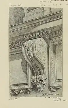 Détail d'une console.