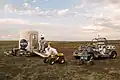Tests d'un Robonaut monté sur roues baptisé Centaur en 2006 dans l'Arizona.