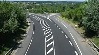 Échangeur à niveau de Saint-Germain-des-Fossés