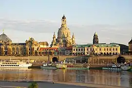 Une vue de Dresde.