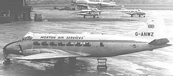 Un Morton DH 114 Heron 1B en 1965.