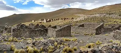 Quelques habitations de la ville minière.