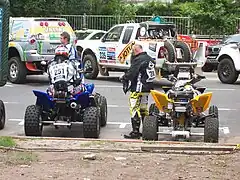 Marcos Patronelli, le gagnant du Rallye Dakar 2010 dans la catégorie des quads