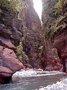 gorges du Daluis dans les Alpes-Maritimes.
