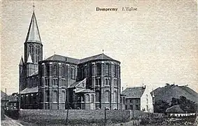 Église Saint-Rémy de Dampremy (1873), démolie en 1981.