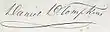 Signature de Daniel D. Tompkins