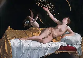 Orazio Gentileschi, Danaë (en), 1621.