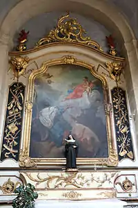 K- Tableau de Dandré-Bardon : La Vision de saint Jacques.