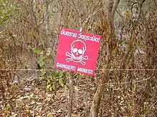 Mines à la frontière, en Thaïlande
