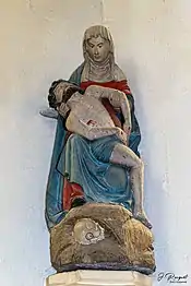 Pietà du XVIIe siècle, église Saint-Martin de Dannes (MH).