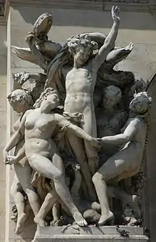 Copie de la Danse par Paul Belmondo (original de Jean-Baptiste Carpeaux).