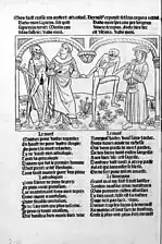 Astrologue et bourgeois dansant avec la mort