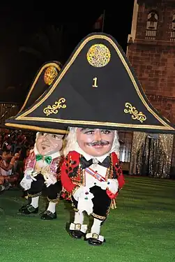 La Danse des Nains est l'un des actes les plus importants des fêtes lustrales du dépôt de Notre-Dame-des-Neiges à Santa Cruz de La Palma.