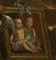 Anne-Élisabeth de France(1662-1662)etMarie-Anne de France(1664-1664)