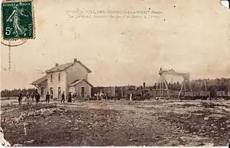 Locomotive type 030t du chemin de fer Andelot Levier à Villers-sous-Chalamont