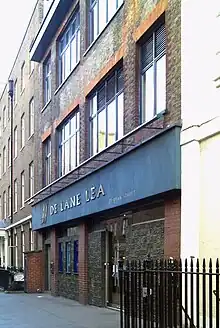 vue des studios De Lane Lea