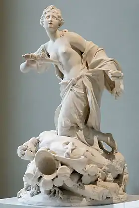 La mort de Didon, Claude-Augustin Cayot, marbre de 1711