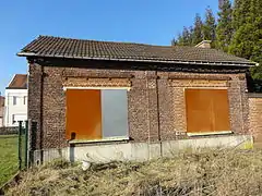 Le bâtiment subsistant.