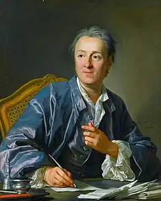 Louis Michel van Loo, Portrait de Denis Diderot, écrivain, 1767.