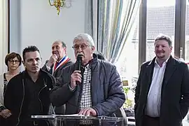 Discours de Serge Ottaviani sur les origines historiques du cecteur pavé Denis Flahaut