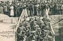 Dieudonné et de Boë embarquent pour le bagne de la Guyane française.