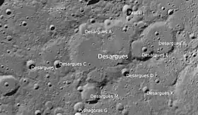 Image illustrative de l'article Desargues (cratère)