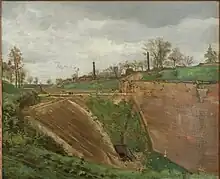 La porte Saint Michel à Arras 1883 Musée des Beaux-Arts d'Arras