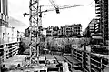 Chantier dans l'«&nbsp;îlot Vandamme&nbsp;» de la ZAC Jean-Zay, 1974.