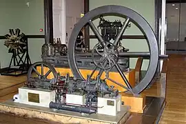 Moteur à gaz Lenoir, d'Étienne Lenoir, 1860.