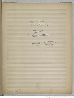 Image illustrative de l’article Largo e Canzonetta