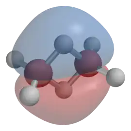 Liaisons banane du diborane.