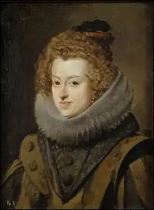 Portrait de Marie-Anne d'Autriche.