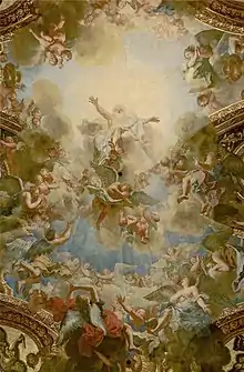 Dieu-le-Père Tout Puissant (vers 1715)plafond de la Chapelle du château de Versailles
