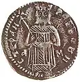 Dinar du roi Stefan Dragutin (r. 1276–1282)